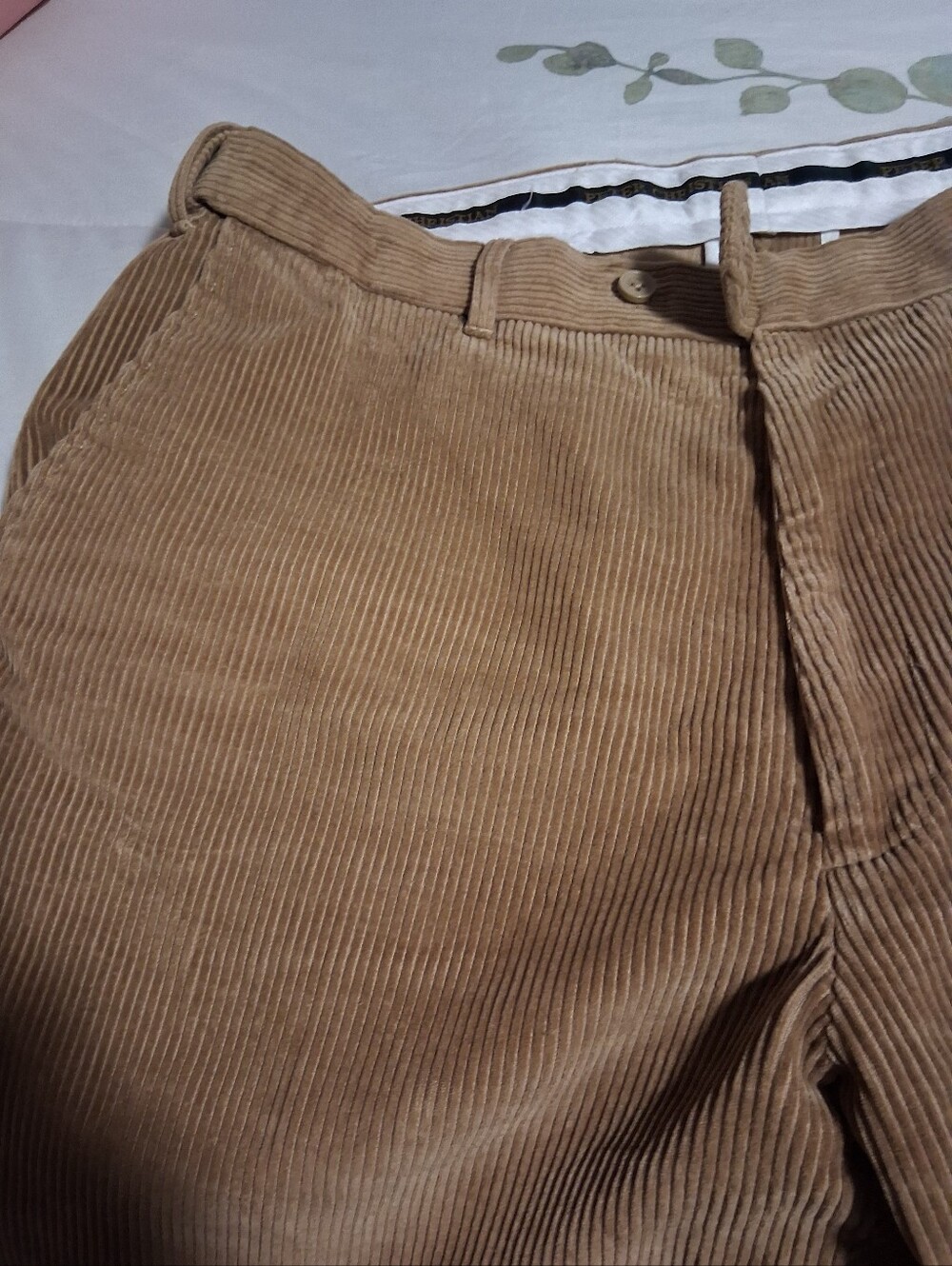 Men's Corduroy Pants in Camel Brown - Tailored Everyday Style